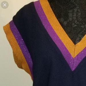 ZARA NAVY TOP SIZE M